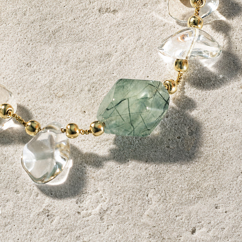 Seren · Grow · Prehnite Bracelet | Peace Piece