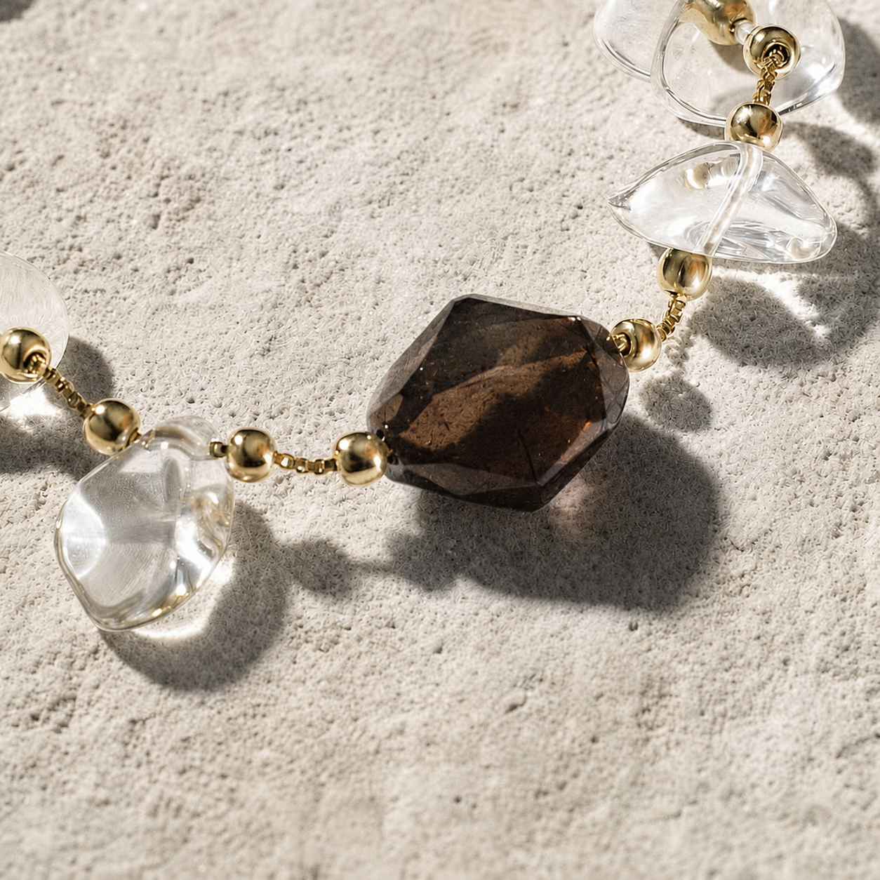 Seren · Hold · Smoky Citrine Bracelet | Peace Piece