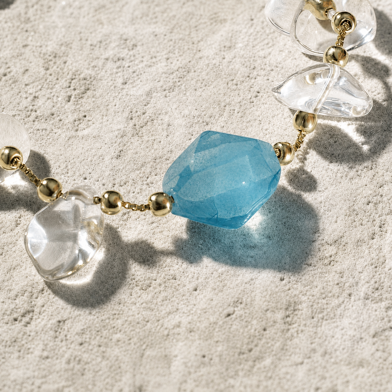 Seren · Breathe · Aquamarine Bracelet | Peace Piece