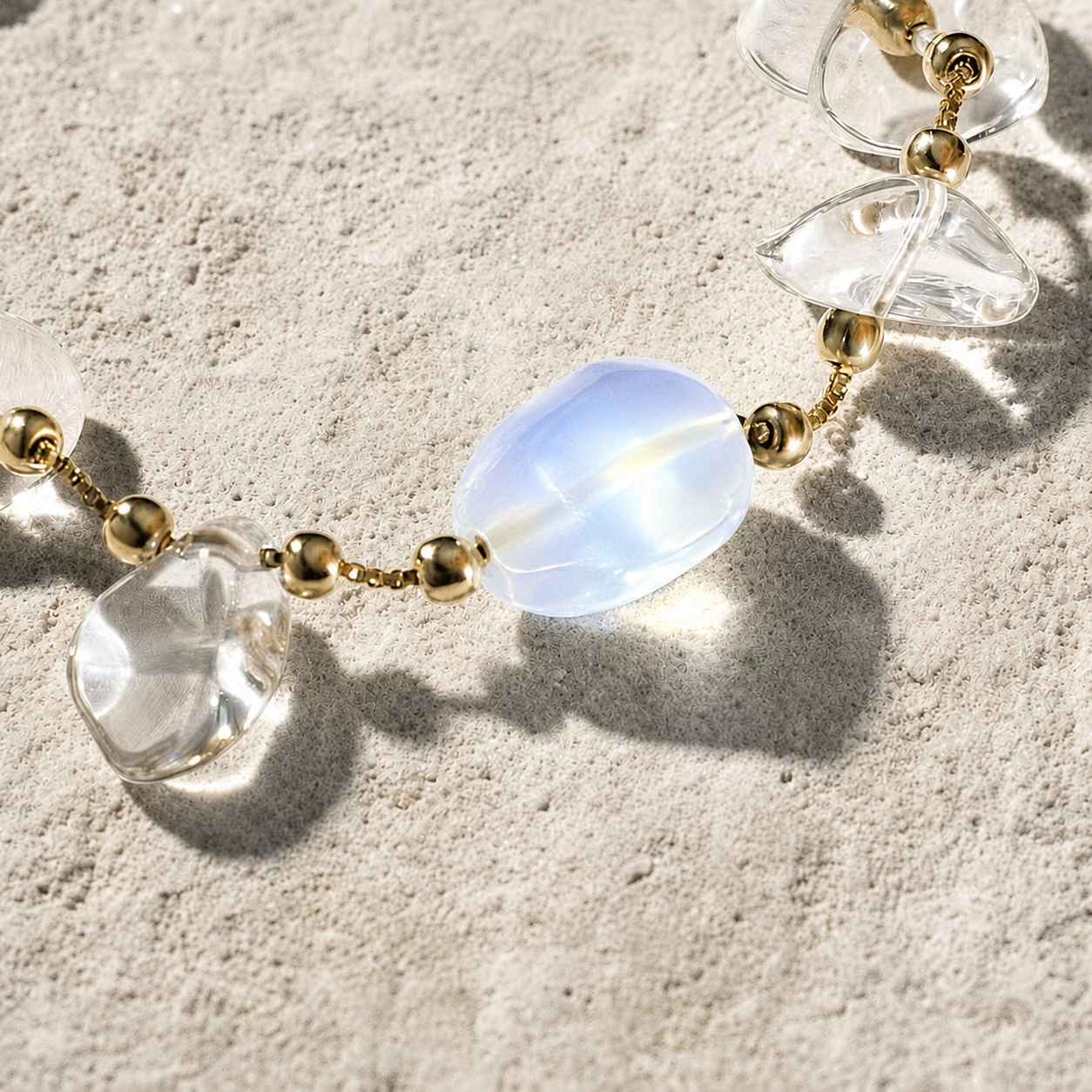 Seren · Begin · Moonstone Bracelet | Peace Piece