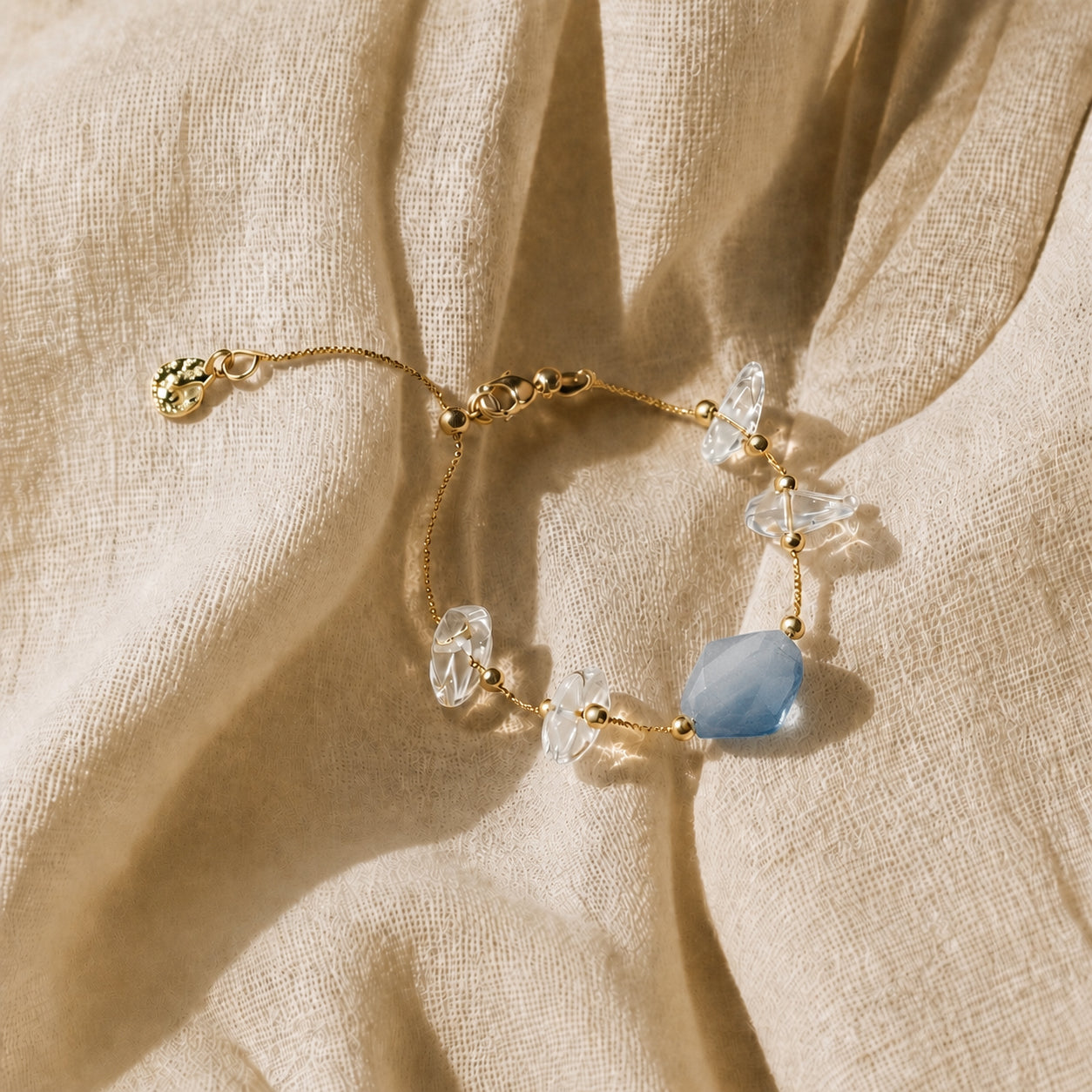 Seren · Listen · Blue Tourmaline Bracelet | Peace Piece