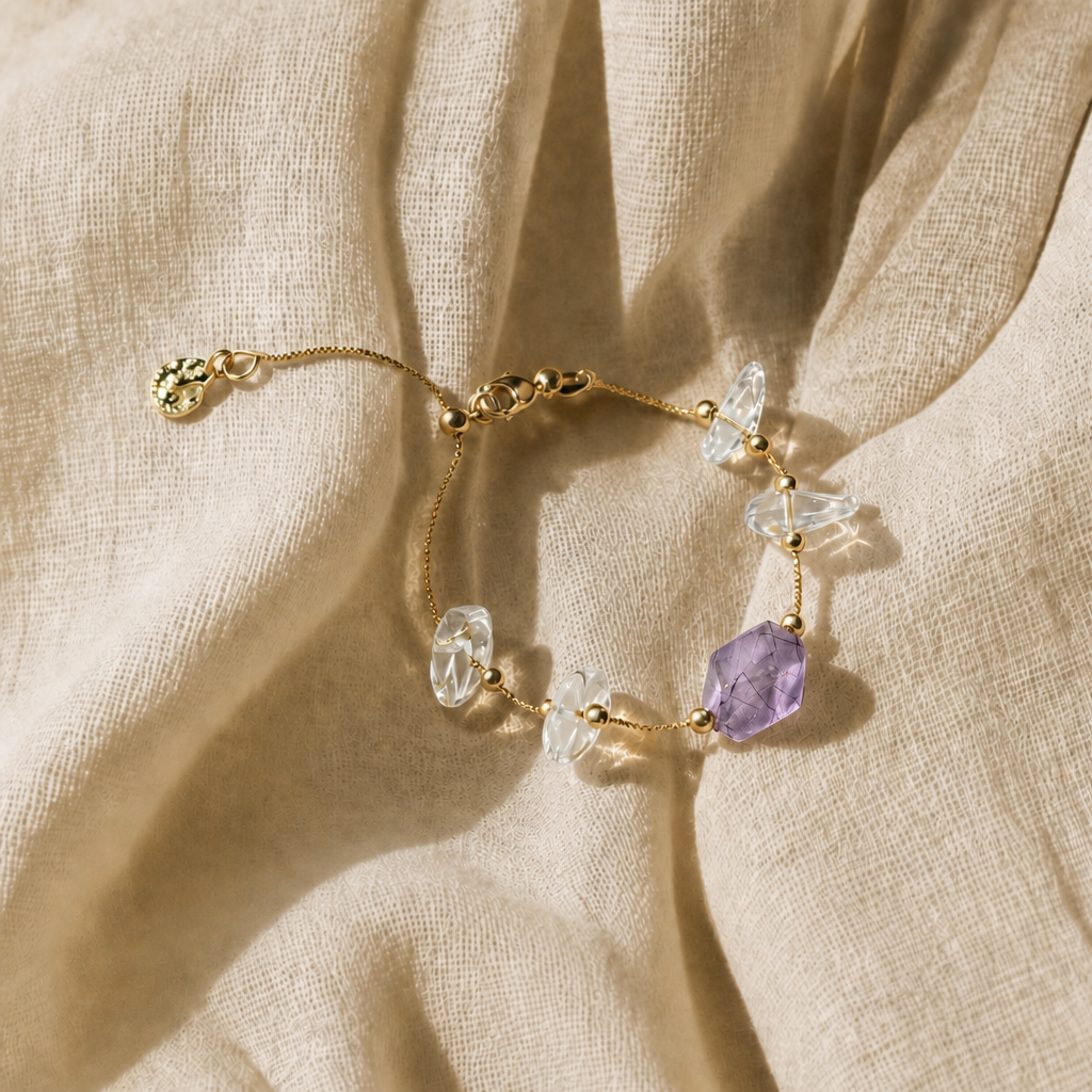 Seren · Rest · Amethyst Bracelet | Peace Piece