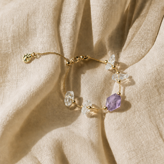 Seren · Rest · Amethyst Bracelet | Peace Piece