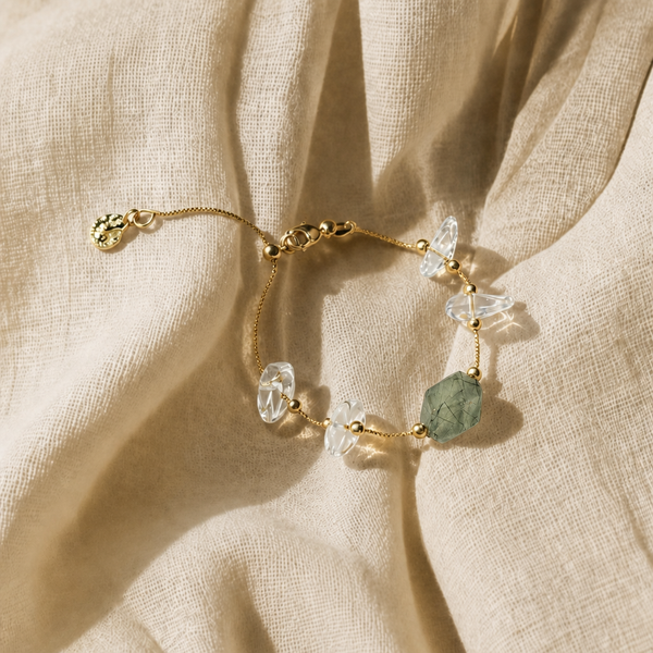 Seren · Grow · Prehnite Bracelet | Peace Piece