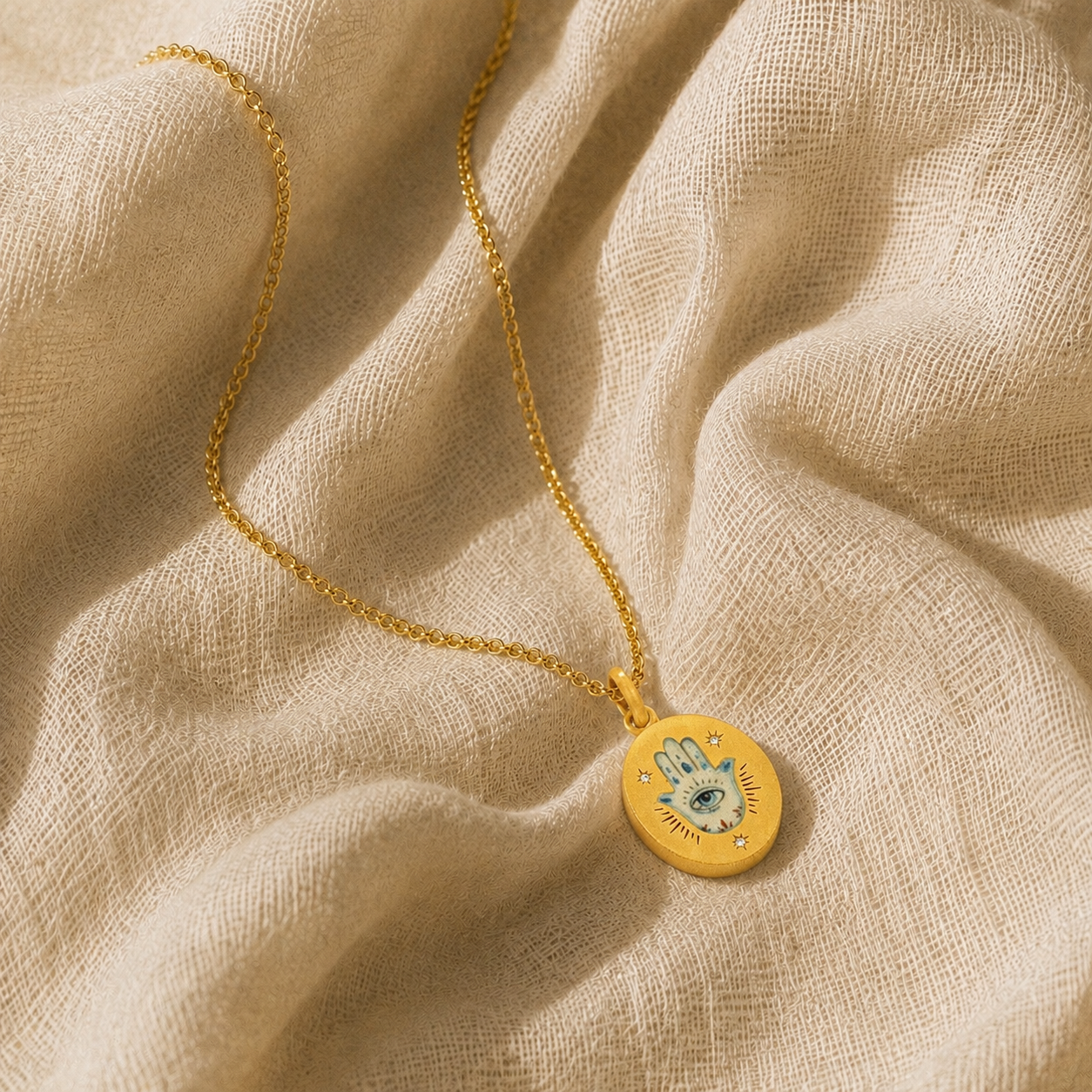 Elysian · Hamsa Pendant | Peace Piece
