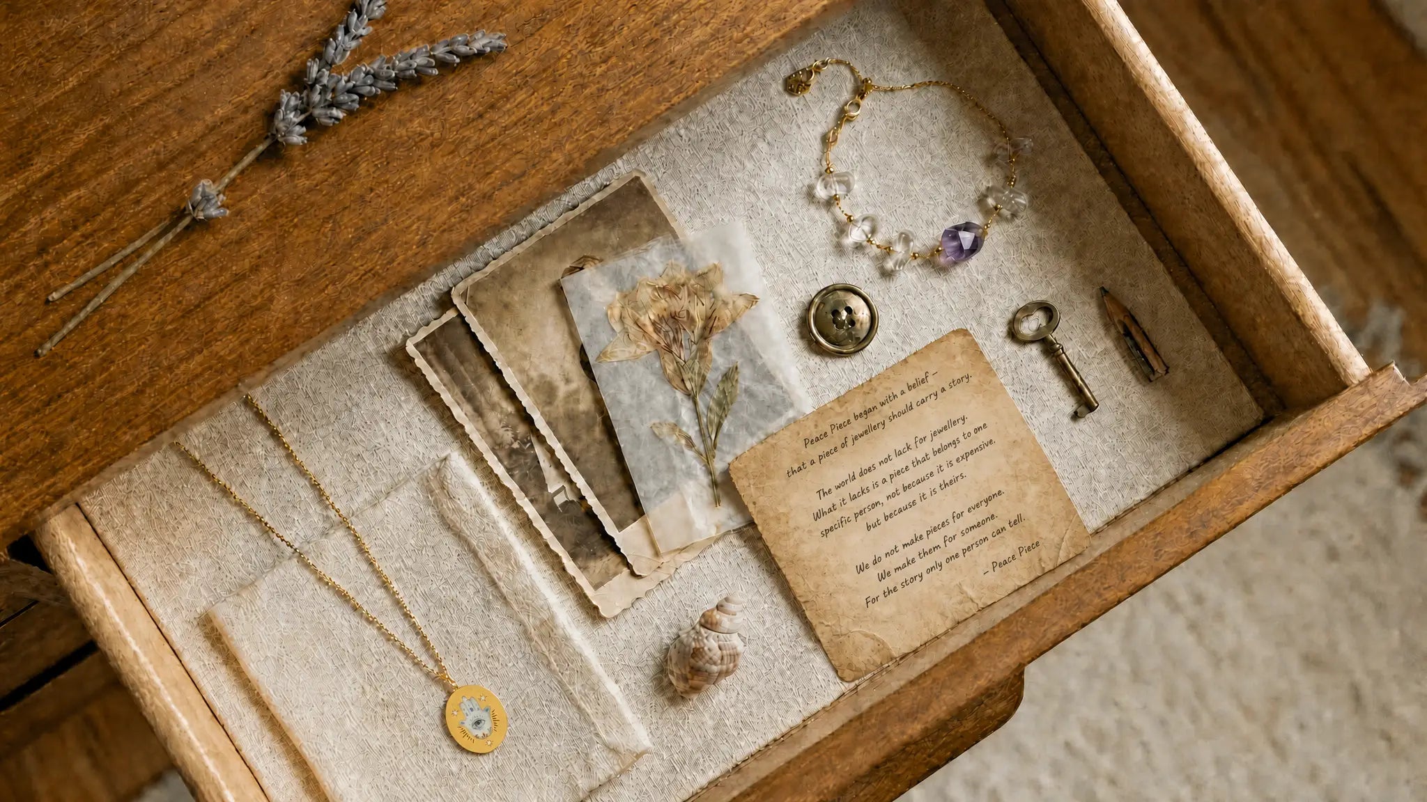 Peace Piece Seren bracelet · the inward